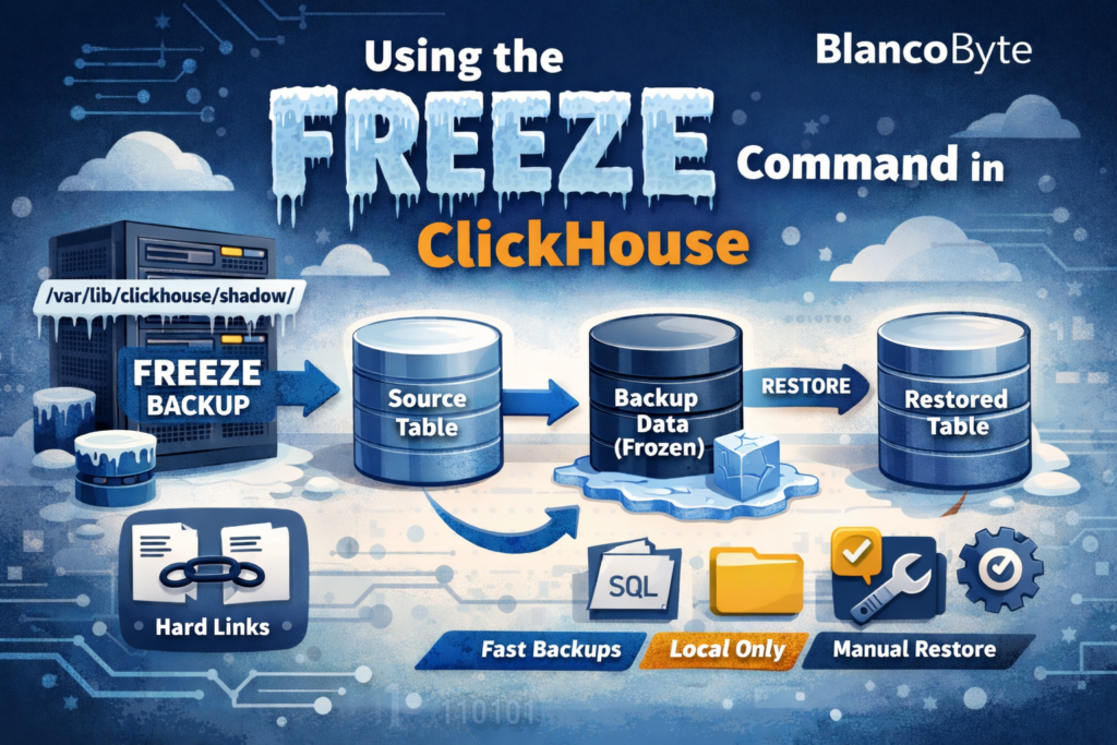 ClickHouse FREEZE Command: A Practical Guide to Fast Local Backups